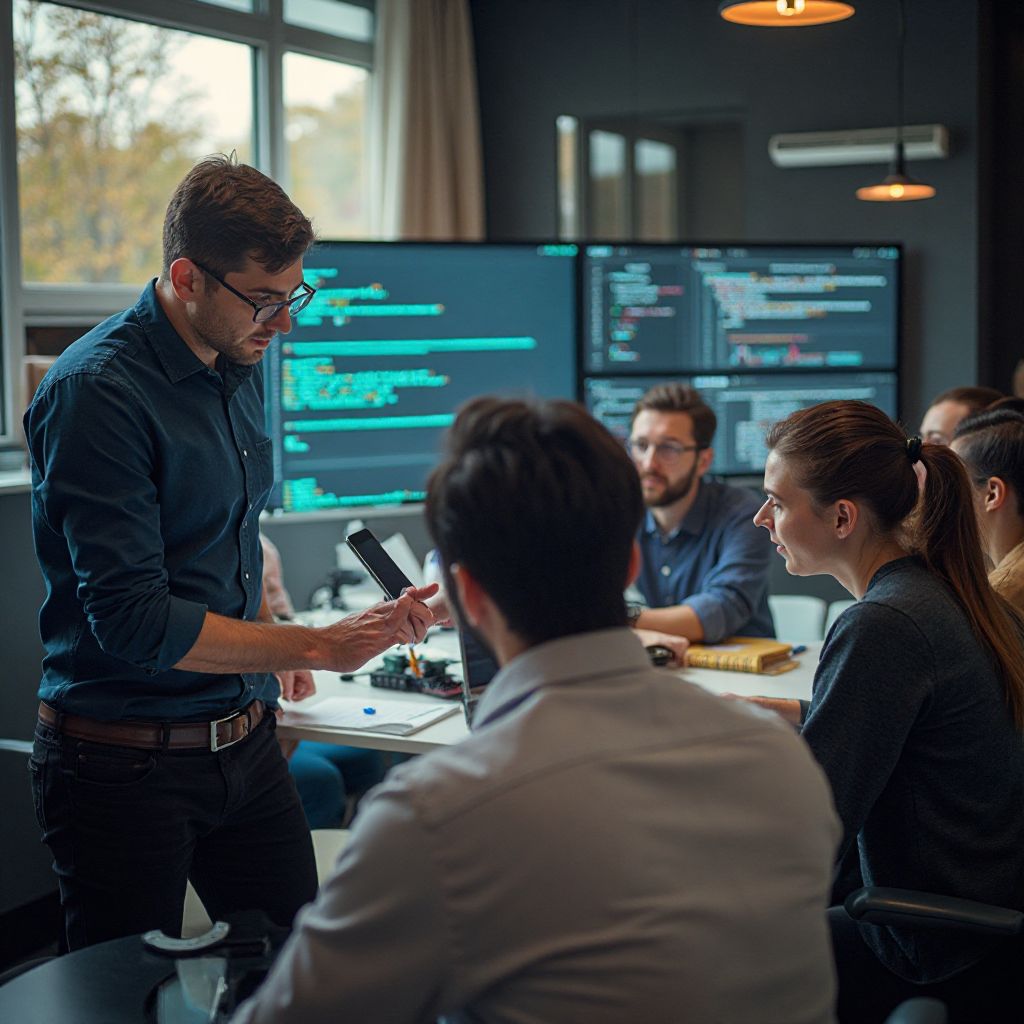 Sesiune de mentorat pentru studenți